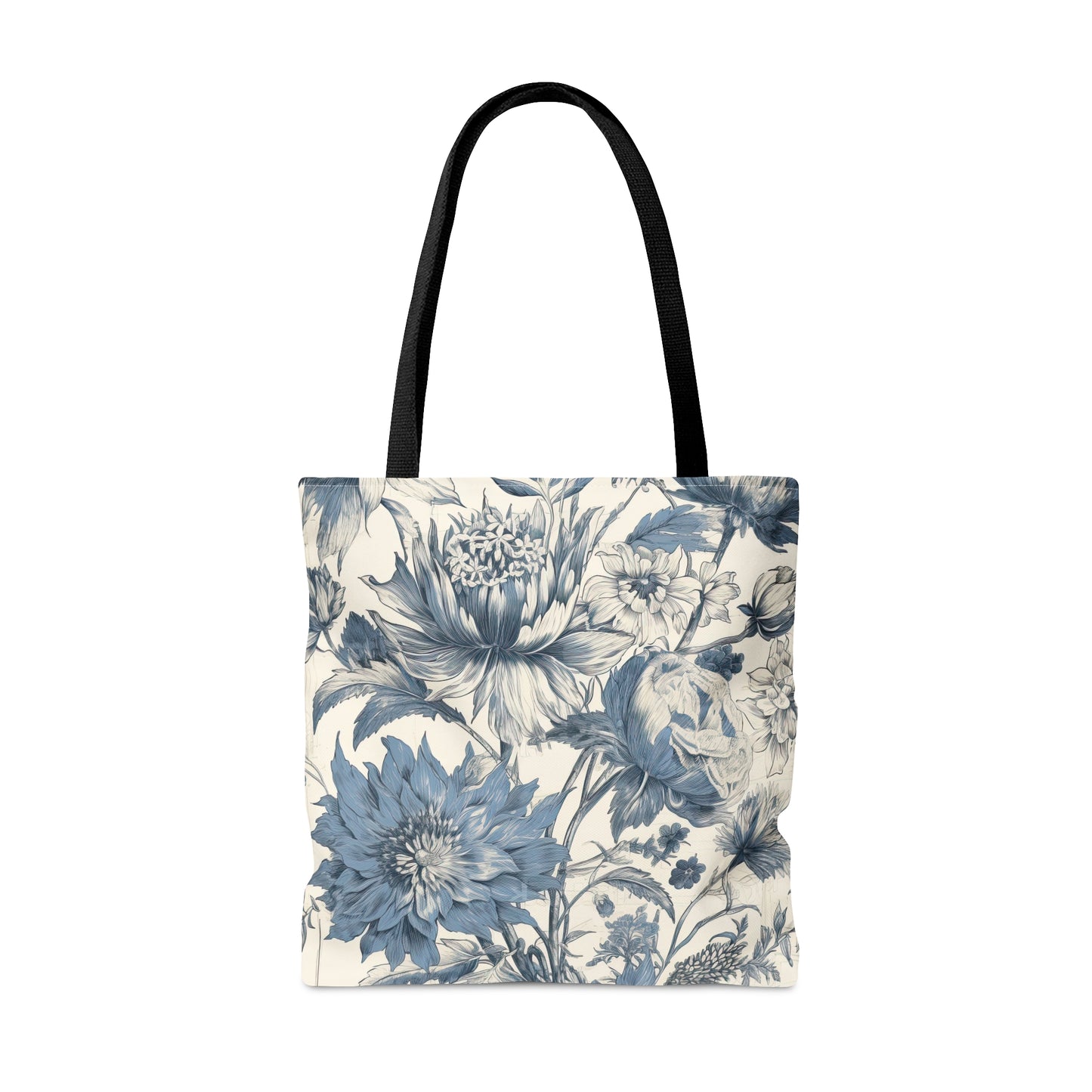 Cornflower Toile Tote Bag