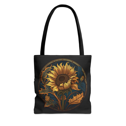 Art Nouveau Sunflower Tote Bag