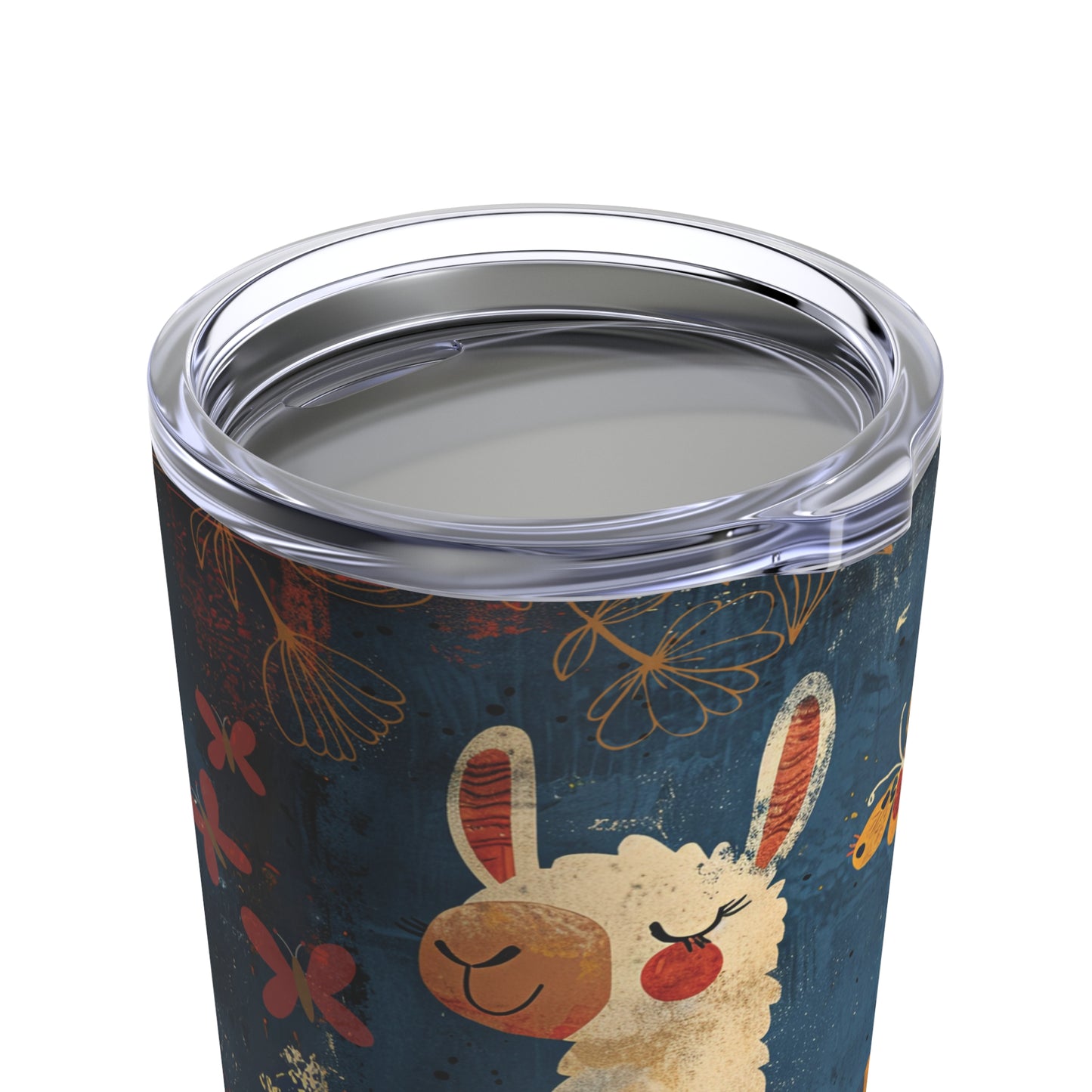 Boho Floral Drama Llama Tumbler 20oz