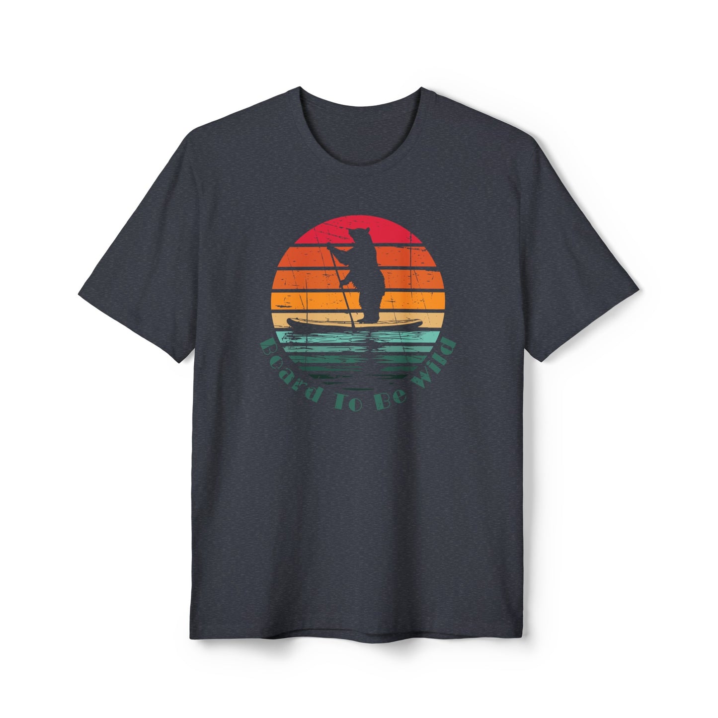 Board to Be Wild Eco-Friendly Paddleboard Bear Unisex District® Re-Tee®