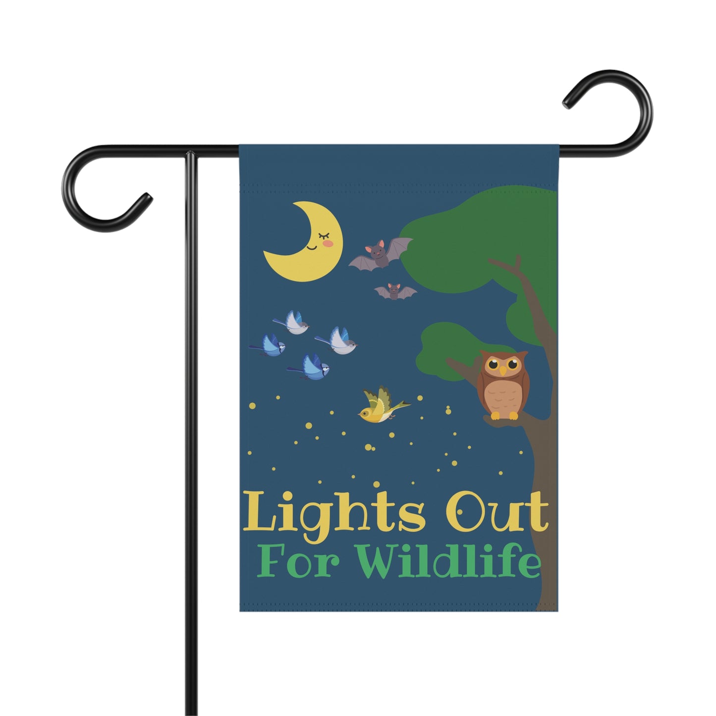 Lights Out For Wildlife Garden & House Banner