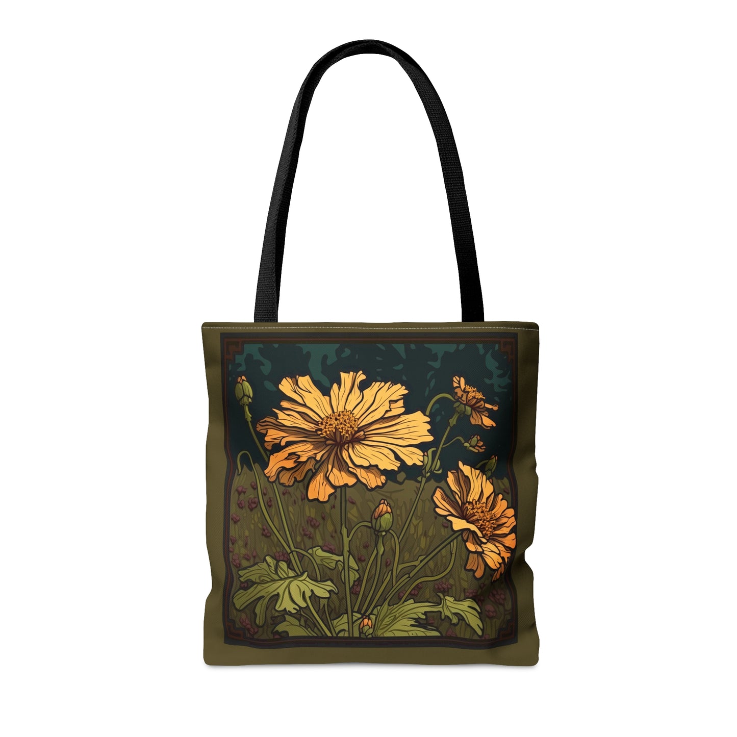 Art Nouveau Coreopsis Tote Bag