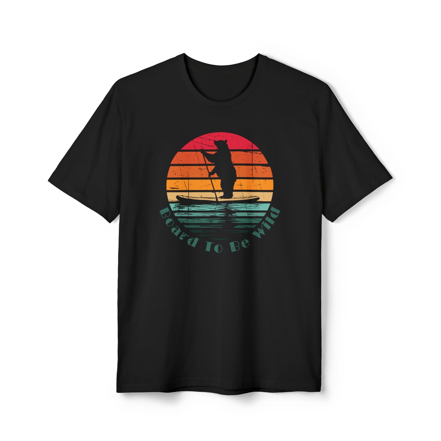 Board to Be Wild Eco-Friendly Paddleboard Bear Unisex District® Re-Tee®