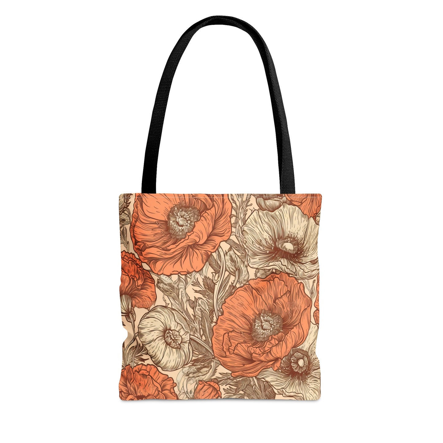 Poppies Toile Tote Bag