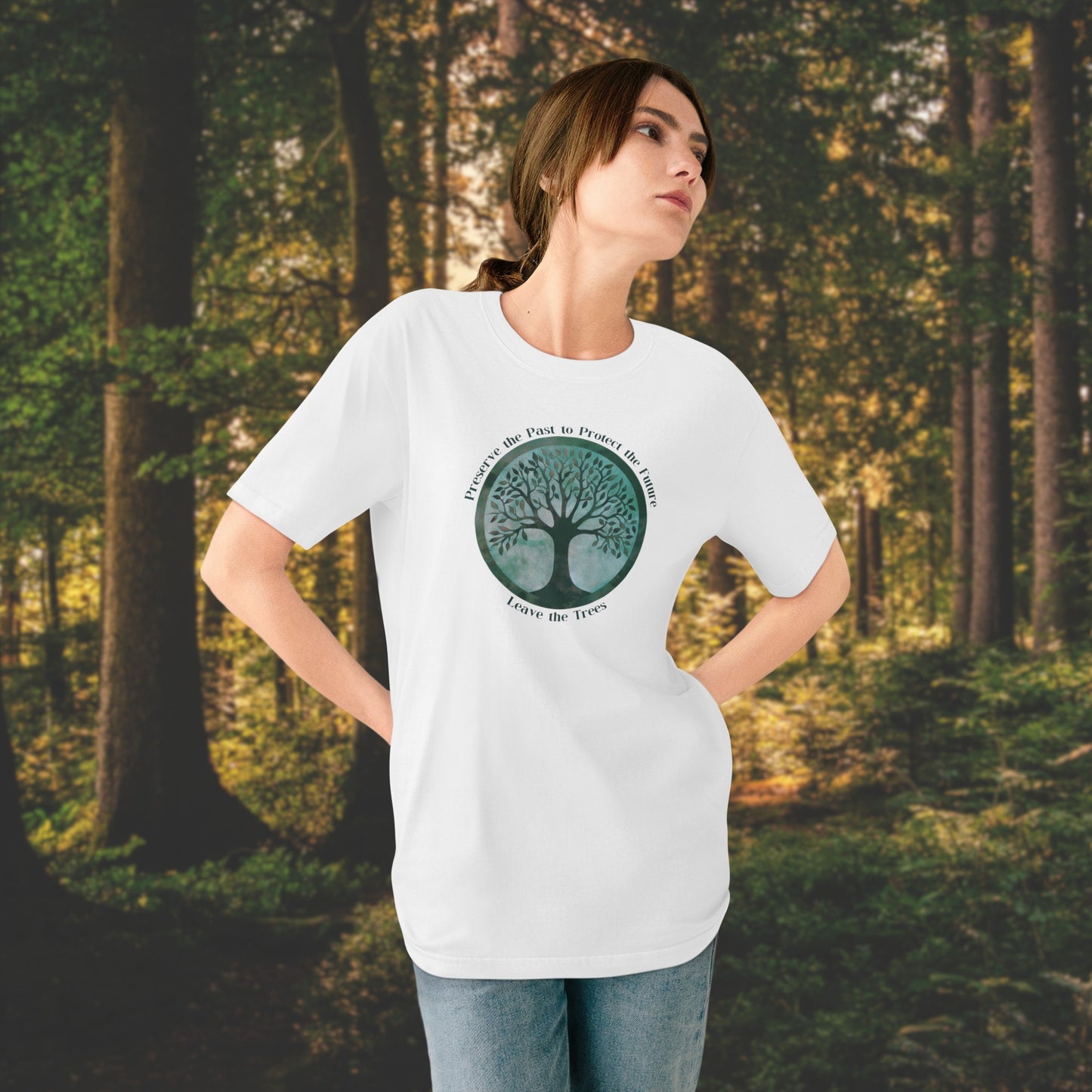 Leave The Trees Eco-Friendly Organic Cotton T-shirt