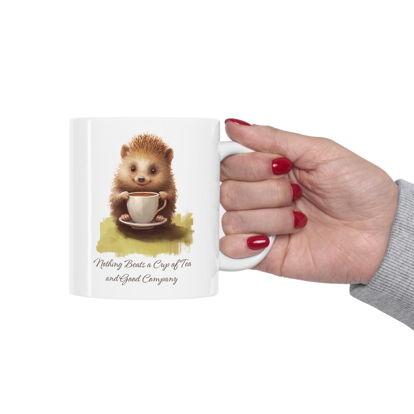 Nothing Beats a Cup of Tea and Good Company Ceramic Mug