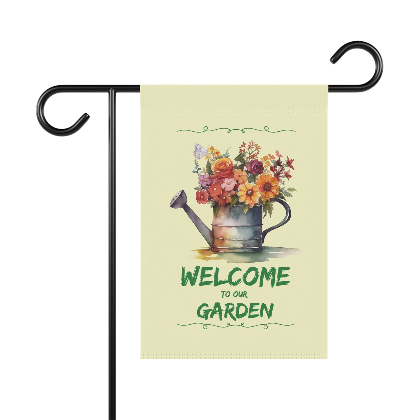 Welcome to Our Garden Garden & House Banner