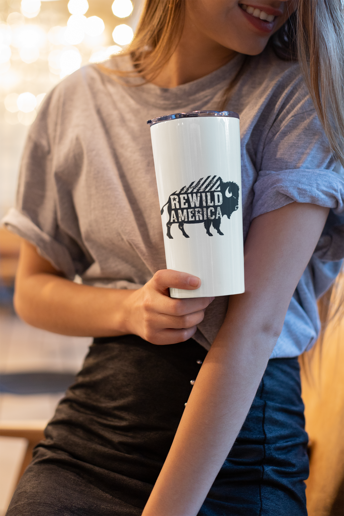 ReWild America Bison Tumbler 20oz