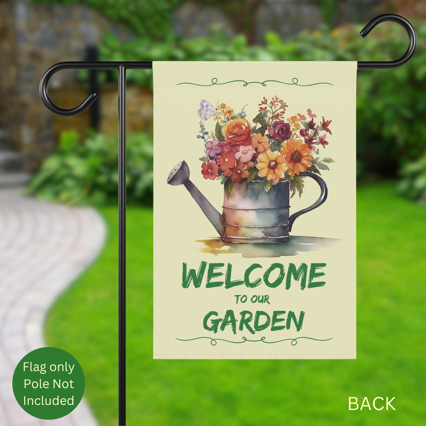 Welcome to Our Garden Garden & House Banner