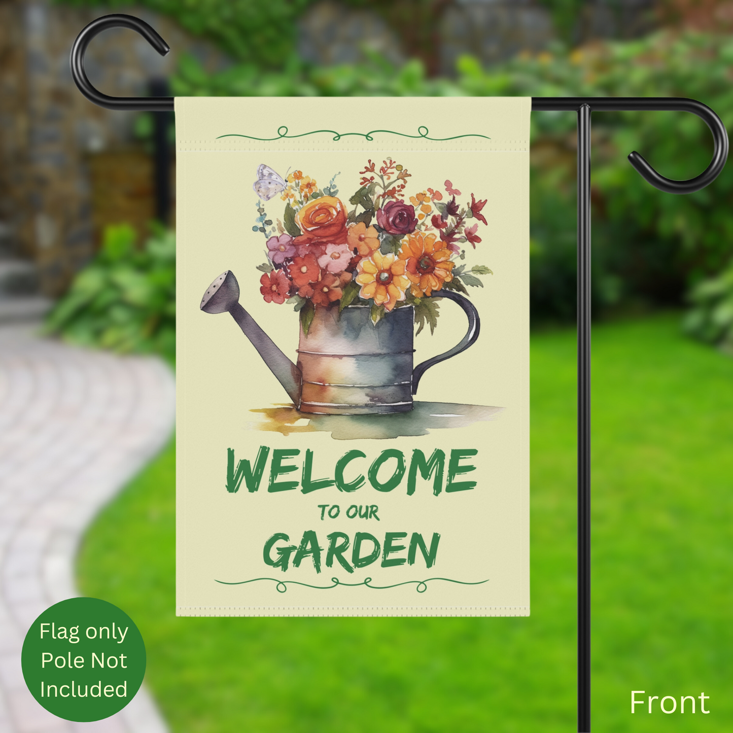 Welcome to Our Garden Garden & House Banner