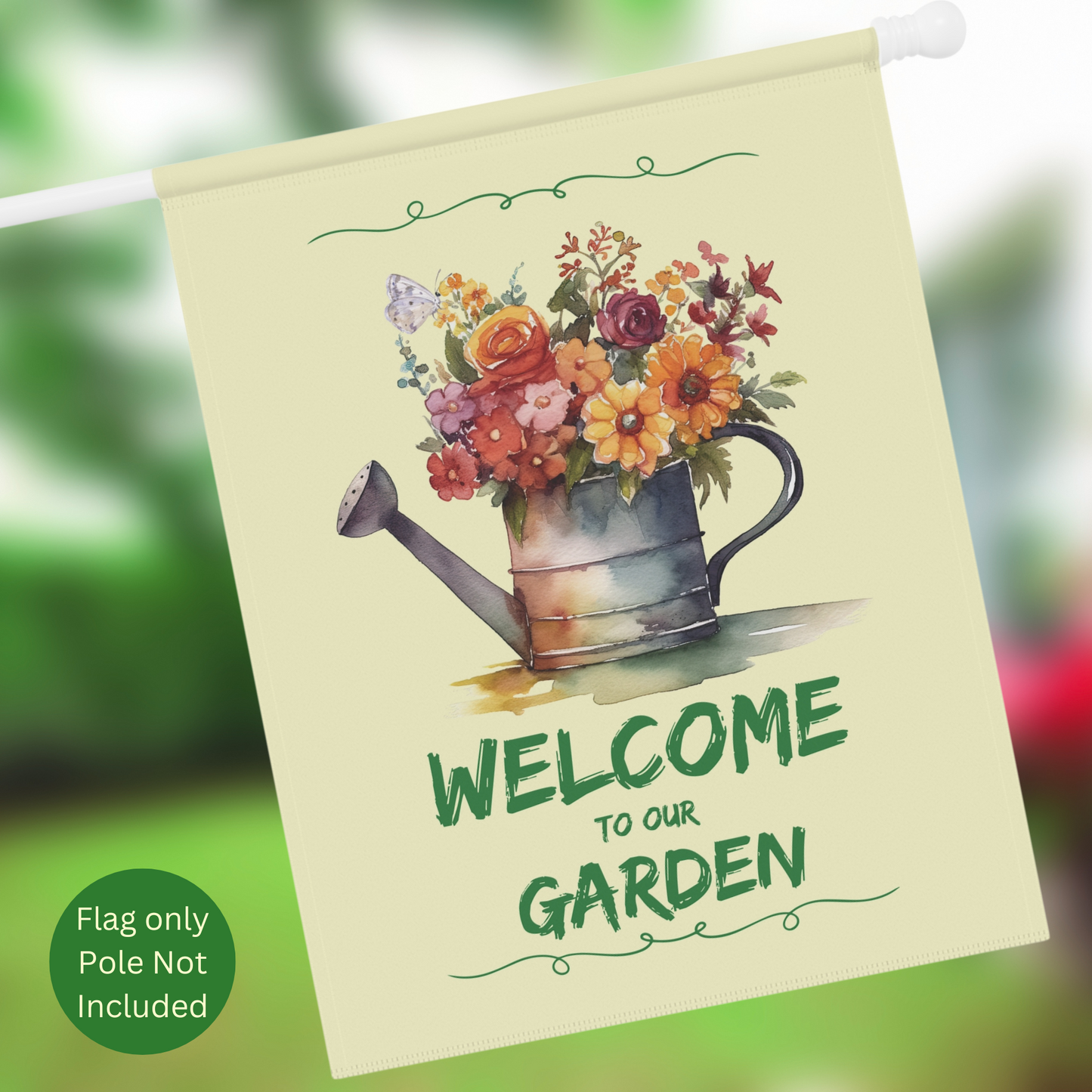 Welcome to Our Garden Garden & House Banner