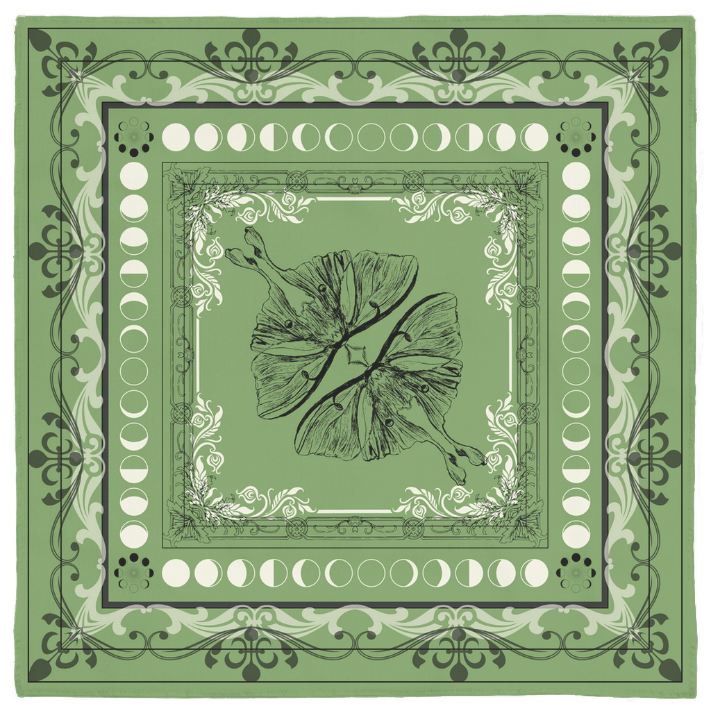 Celestial Luna Moth Bandana