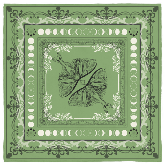 Celestial Luna Moth Bandana