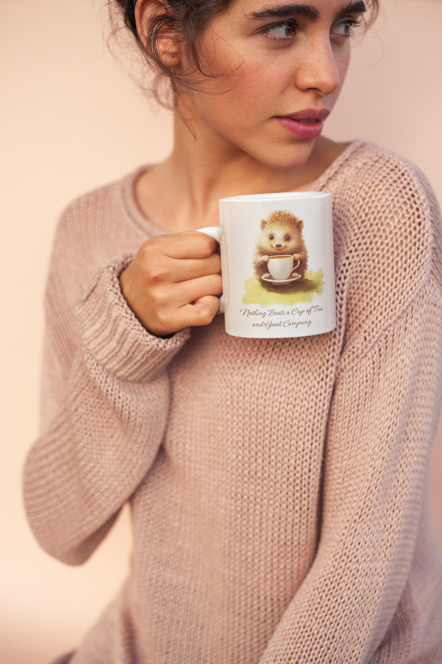 Nothing Beats a Cup of Tea and Good Company Ceramic Mug