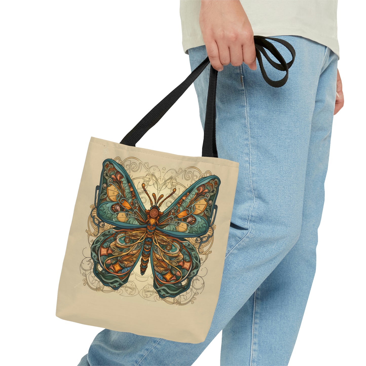 Art Nouveau Butterfly Tote Bag