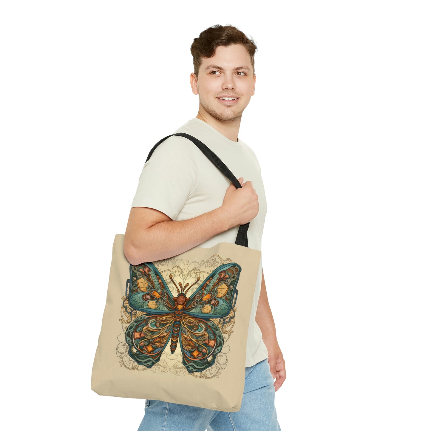 Art Nouveau Butterfly Tote Bag