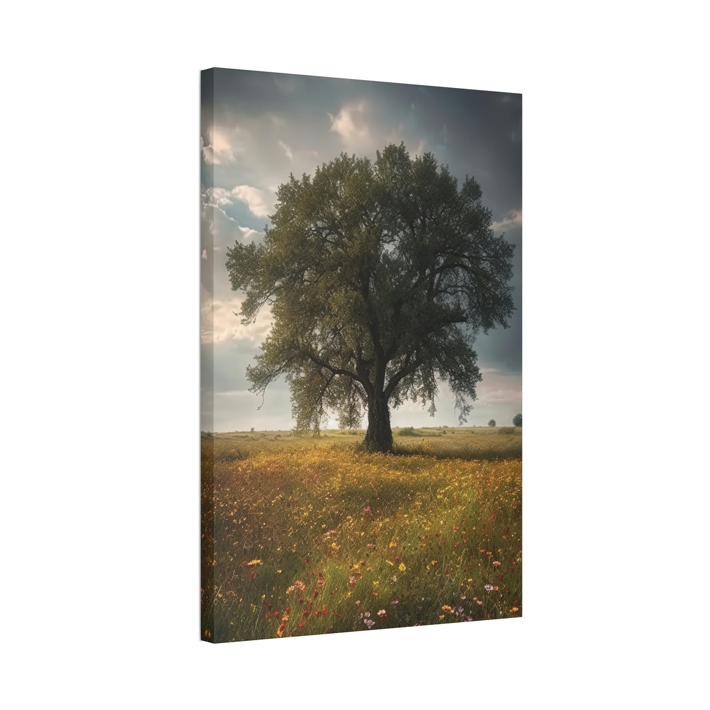 Out Standing in Your Wildflower Field Canvas Stretched, 1.5''