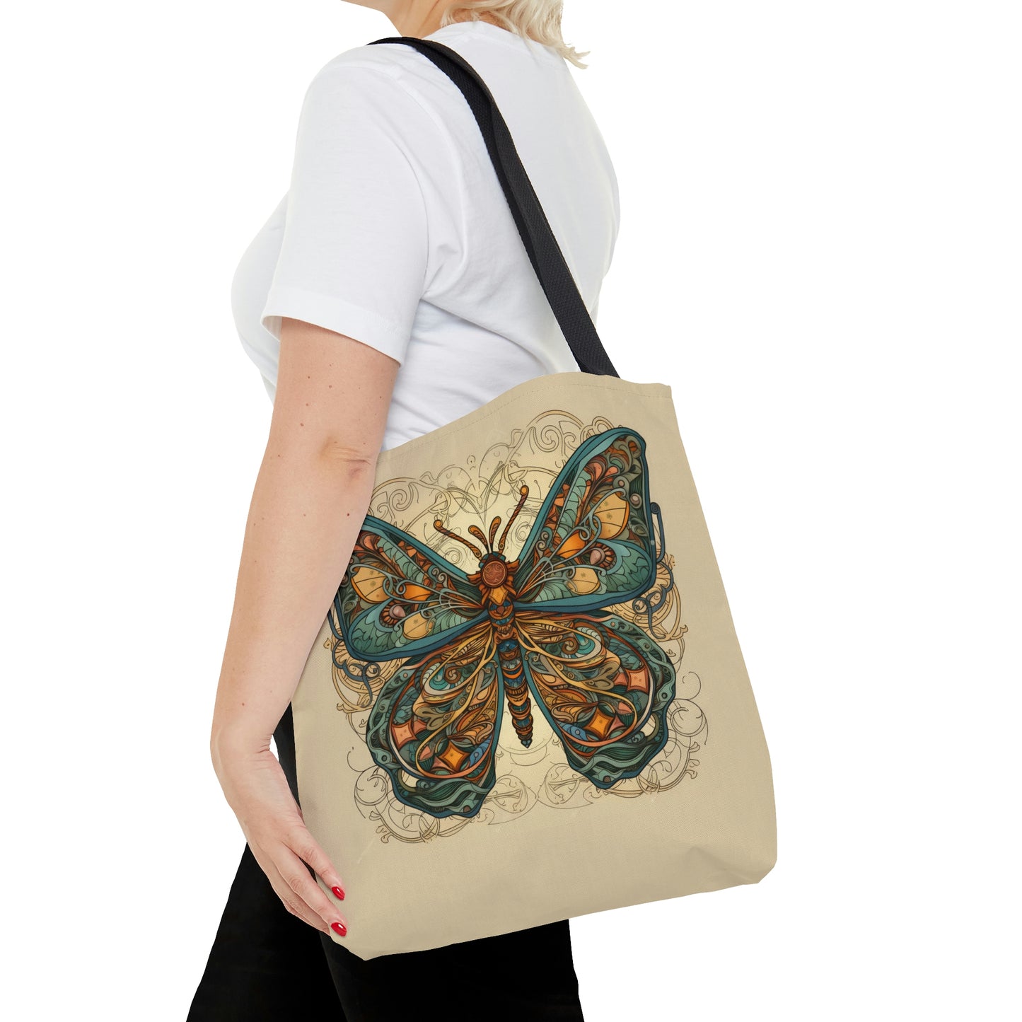 Art Nouveau Butterfly Tote Bag