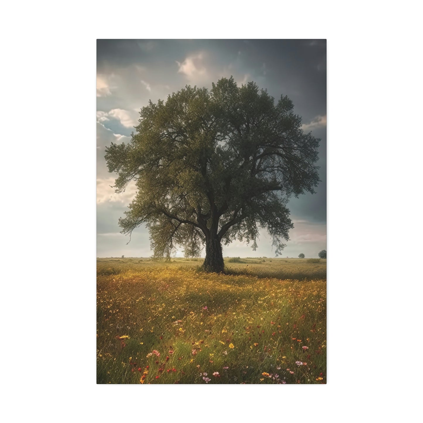 Out Standing in Your Wildflower Field Canvas Stretched, 1.5''