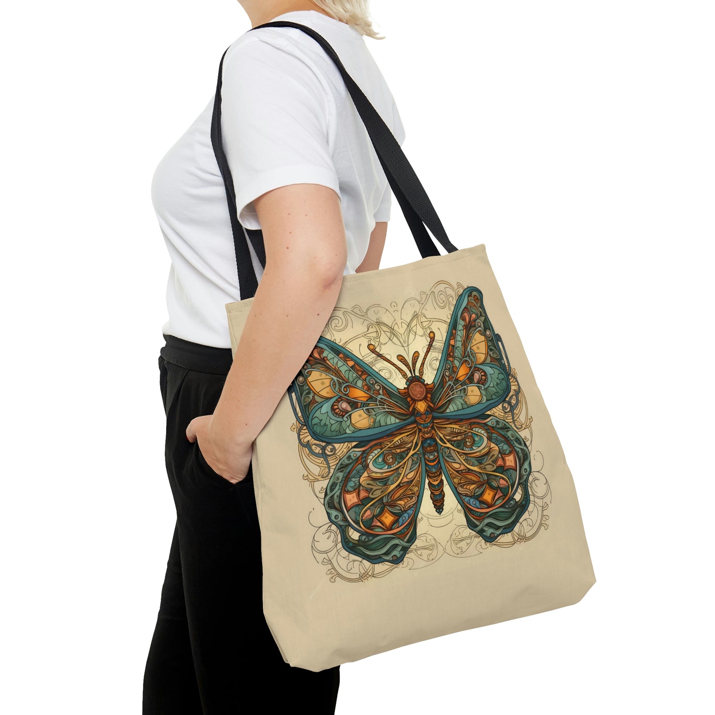 Art Nouveau Butterfly Tote Bag